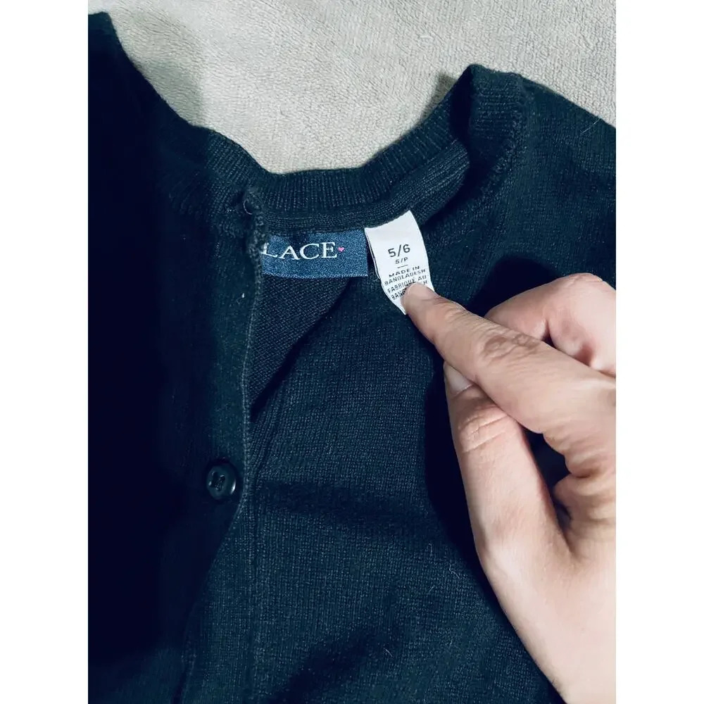 NWOT CP Bundle Tan Brown Skirt 2 Black Cardigans Cotton & Velvet Formal SZ 5-6 - Picture 8 of 9